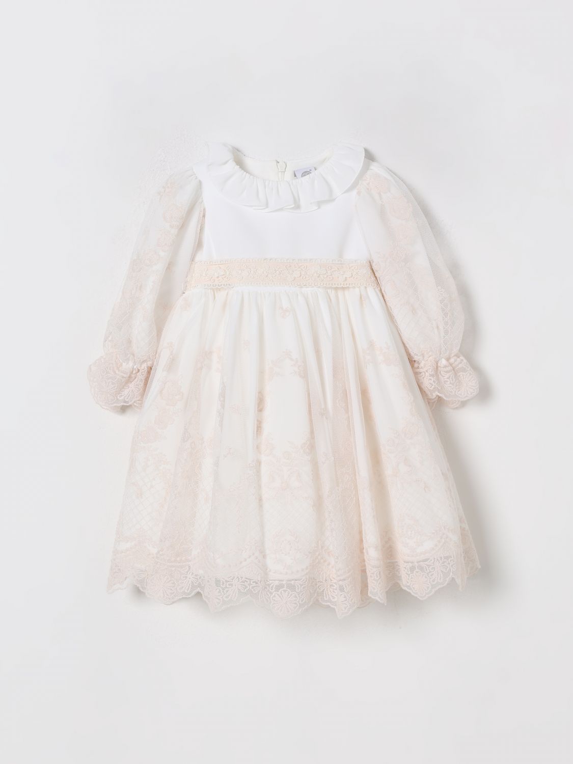 MARLÙ COUTURE Kleid Kinder Farbe Puder