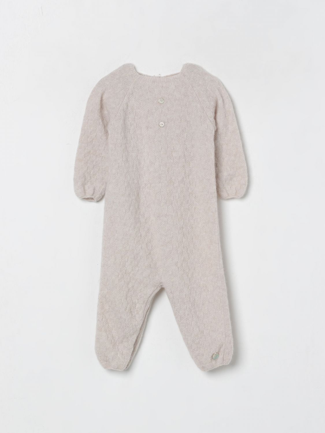 Paz Rodriguez Wool-cashmere Knit All-in-one In Neutral