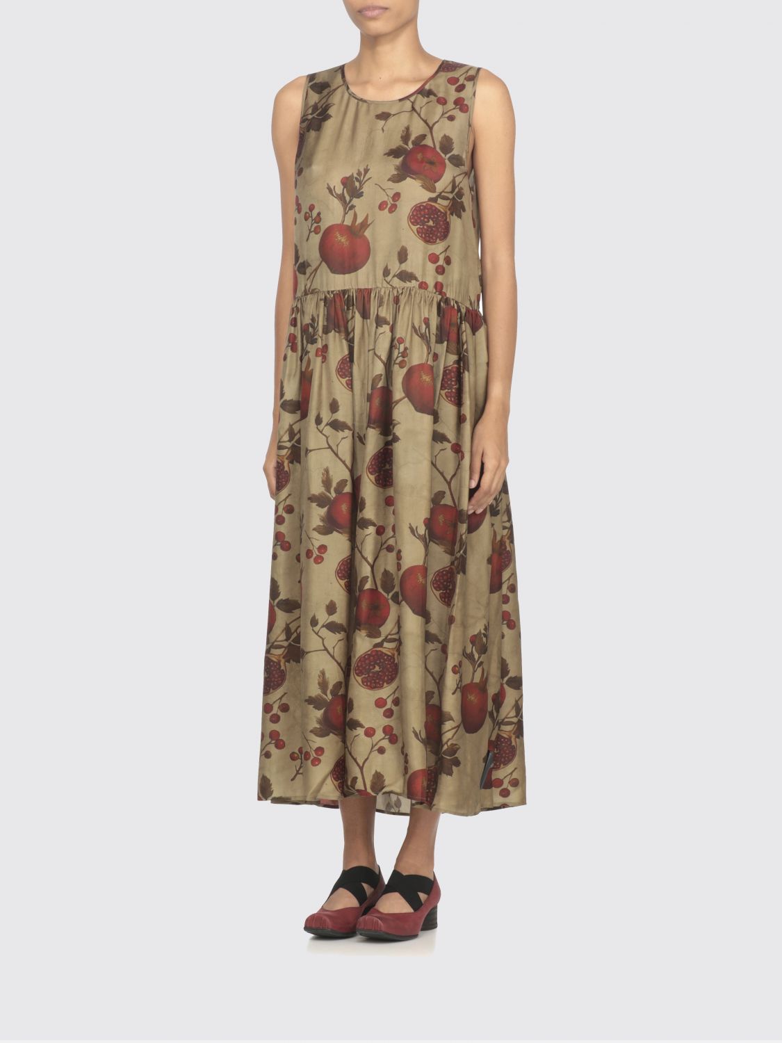 Uma Wang Dress  Woman Color Green In Animal Print