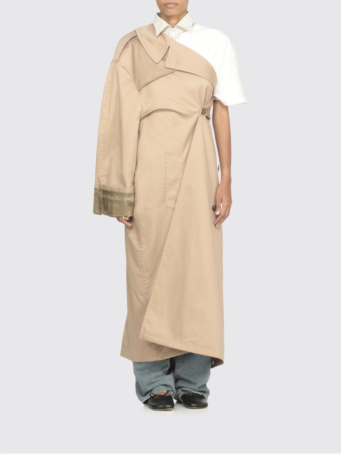 Mm6 Maison Margiela Coat  Woman Color Beige In Brown