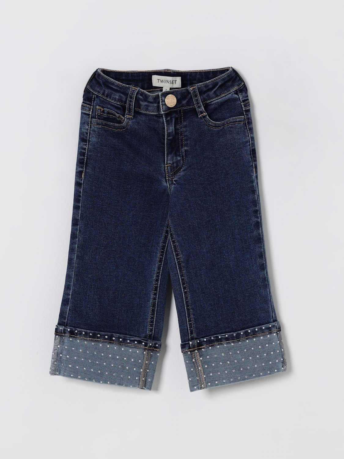 Twinset Jeans  Kids Color Denim In Blue