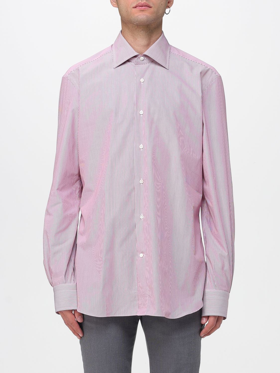 Mazzarelli Shirt  Men Color Red In Pink