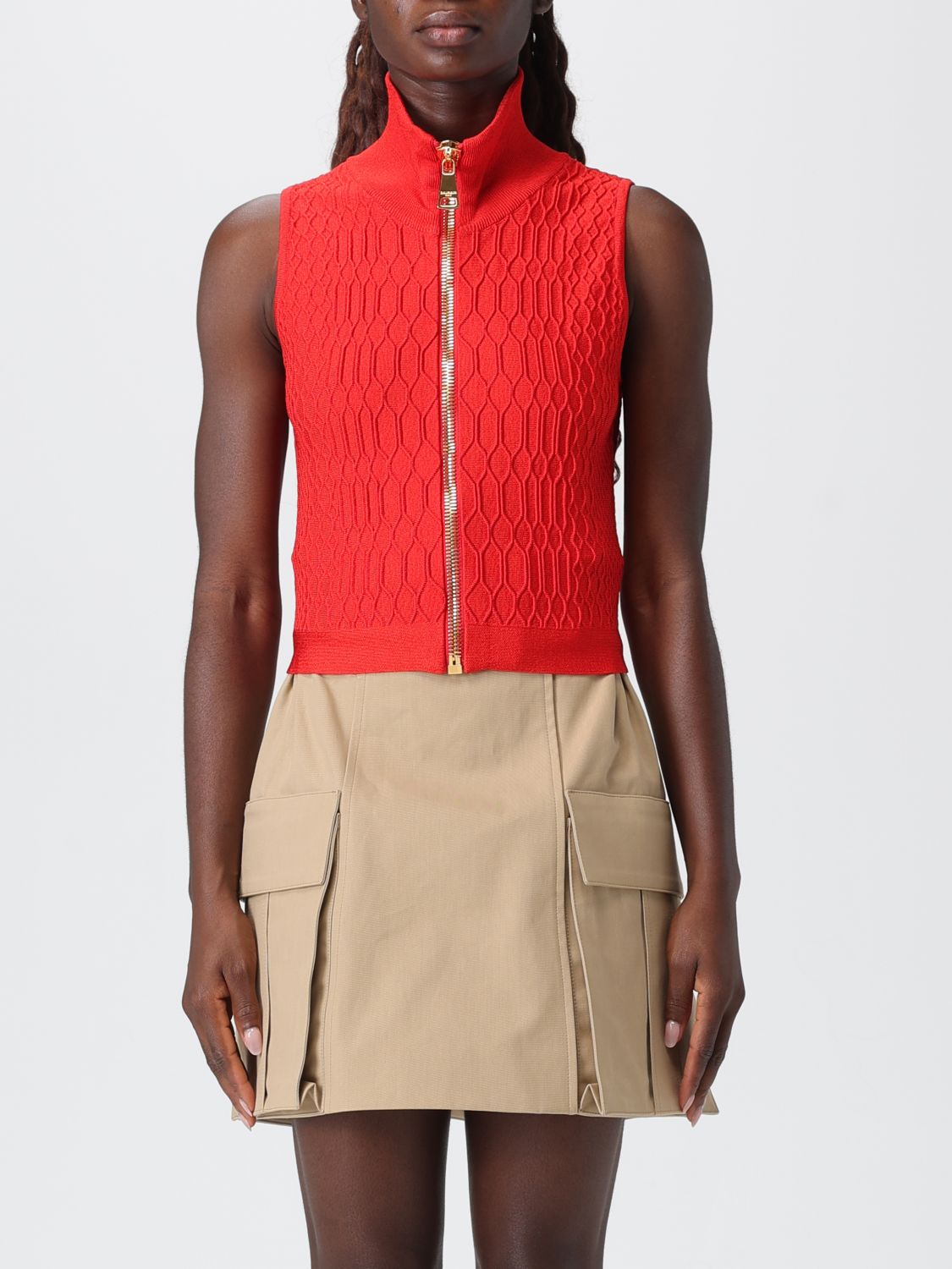 Balmain T-shirt  Woman Color Red