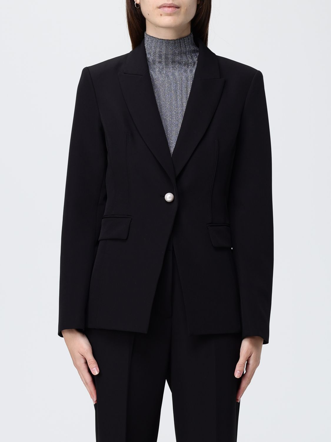 Liu •jo Jacket Liu Jo Woman Color Black In Black