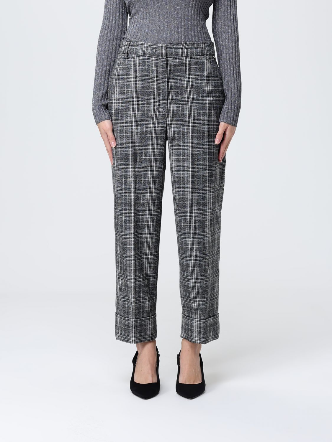 Liu •jo Pants Liu Jo Woman Color Grey In Gray