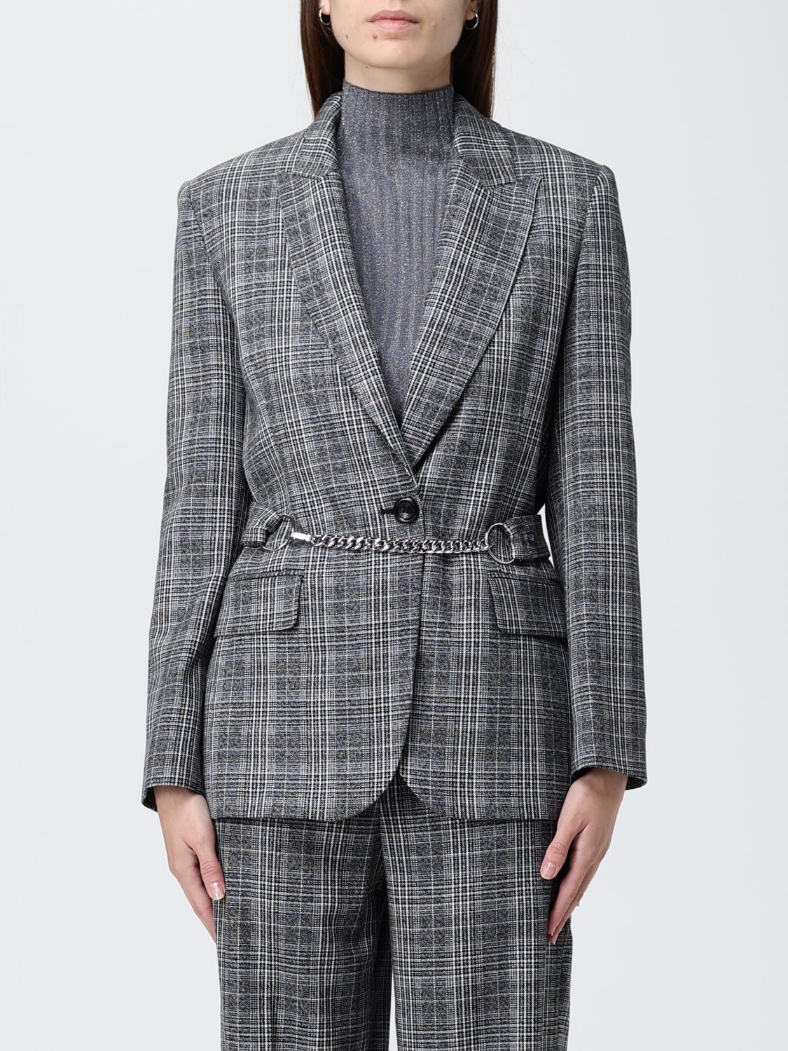 Liu •jo Jacket Liu Jo Woman Color Grey In Gray
