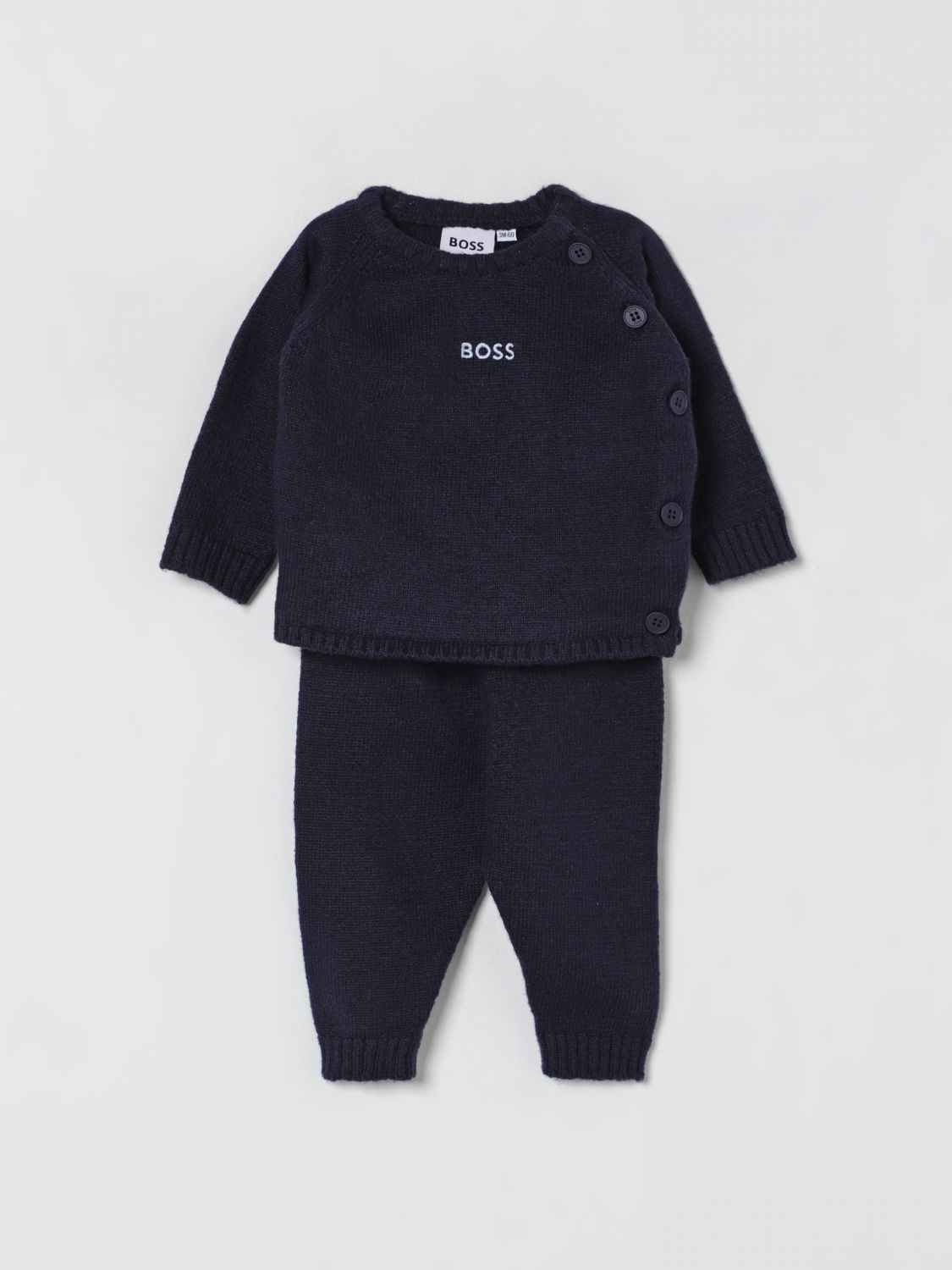 Hugo Boss Jumpsuit Boss Kids Color Blue In Blue