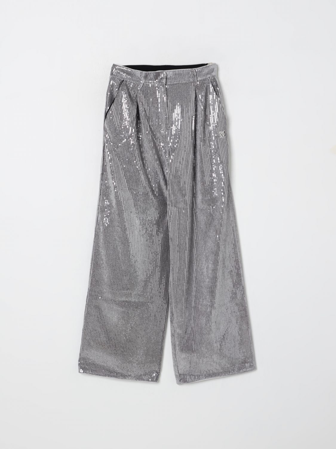 Dkny Pants Kids Color Grey In Gray