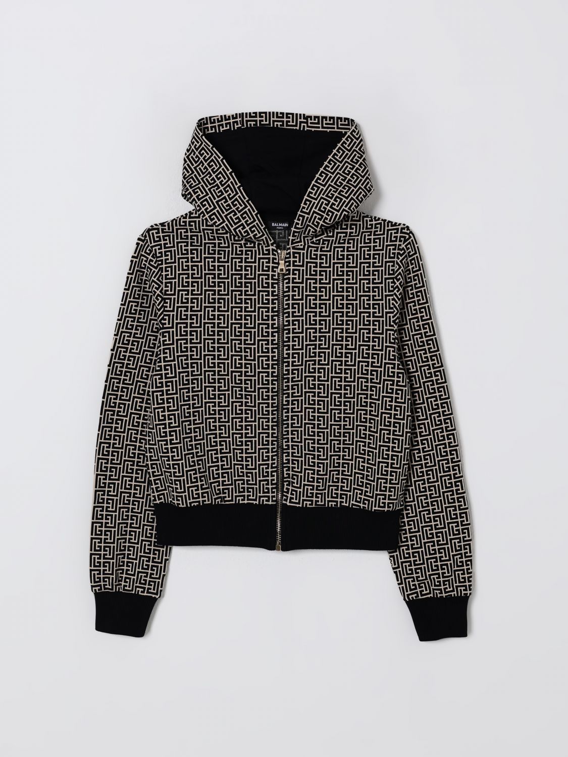Balmain Sweater  Kids Color Cream In Animal Print