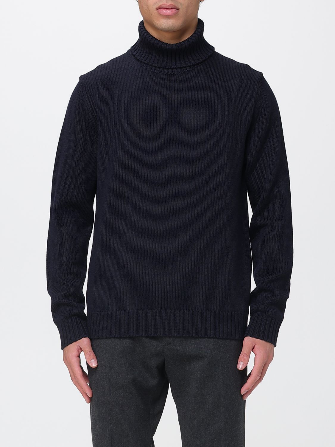 Zanone Herren Blau Sweater Men Color