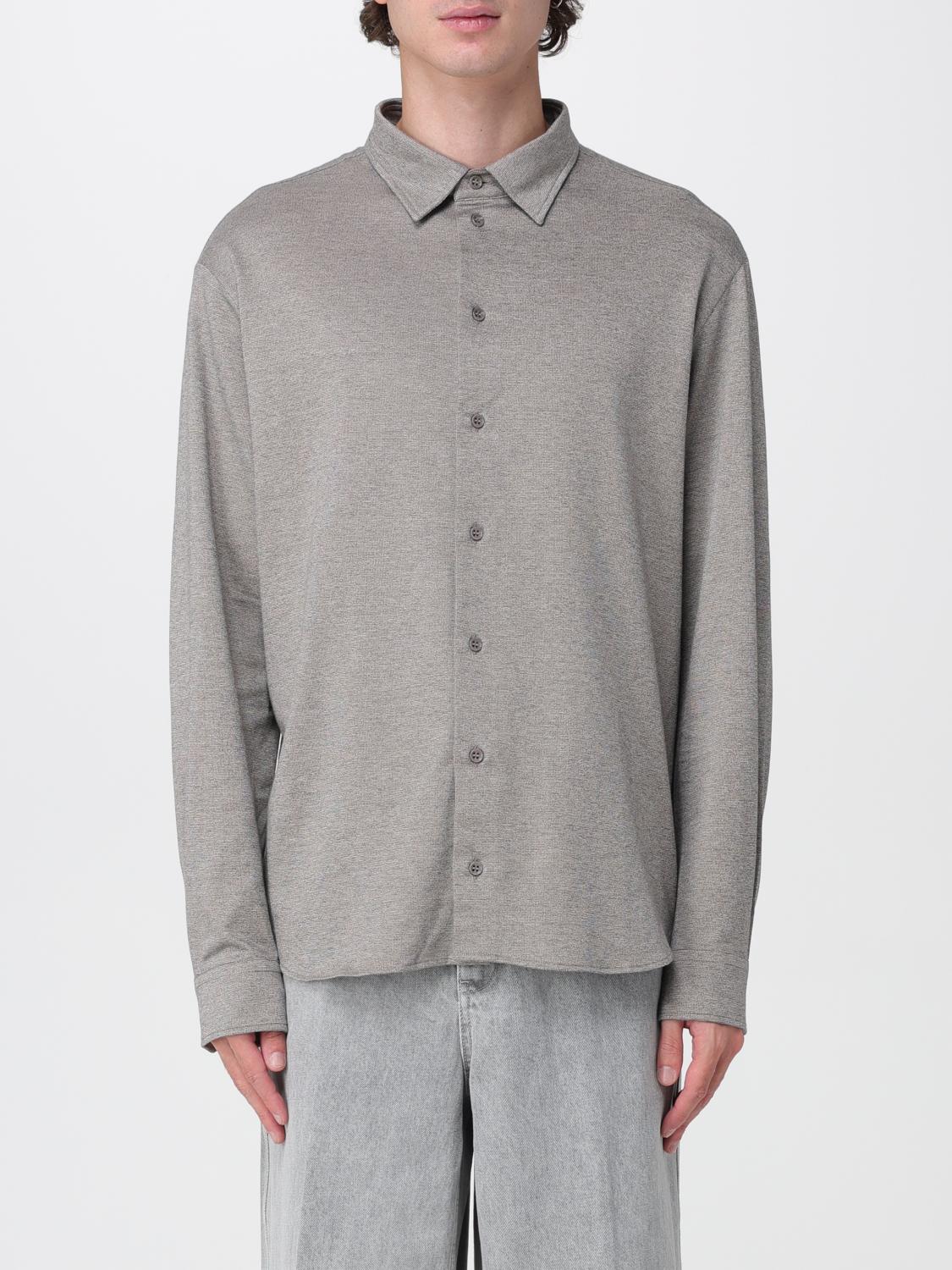Shirt EMPORIO ARMANI Men color Dove Grey Shirt EMPORIO ARMANI Men color Dove Grey