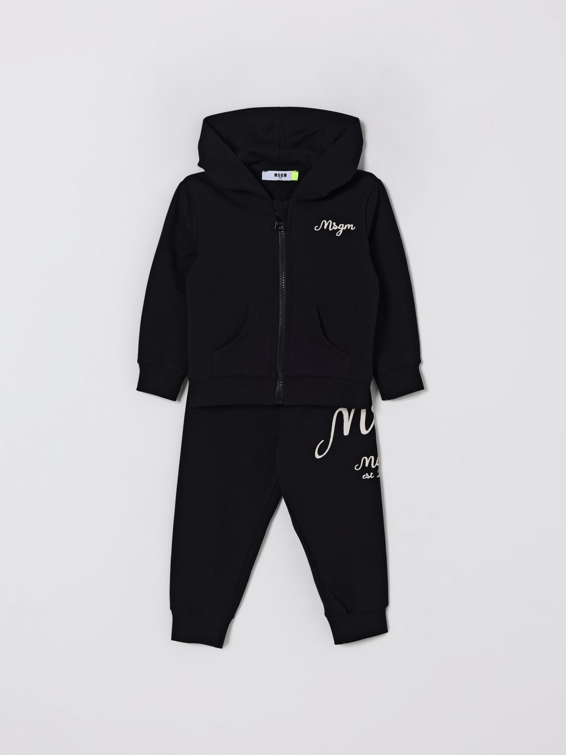 Msgm Romper Kids Kids Color Black In Black