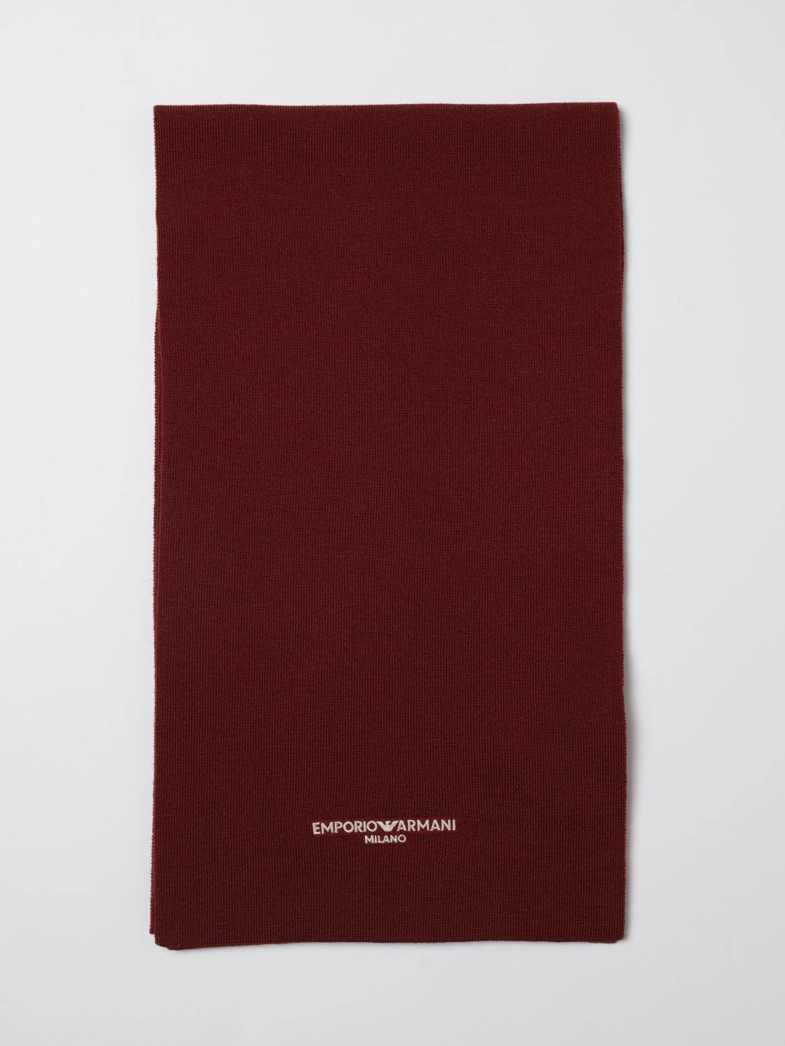 Scarf EMPORIO ARMANI Men color Burgundy