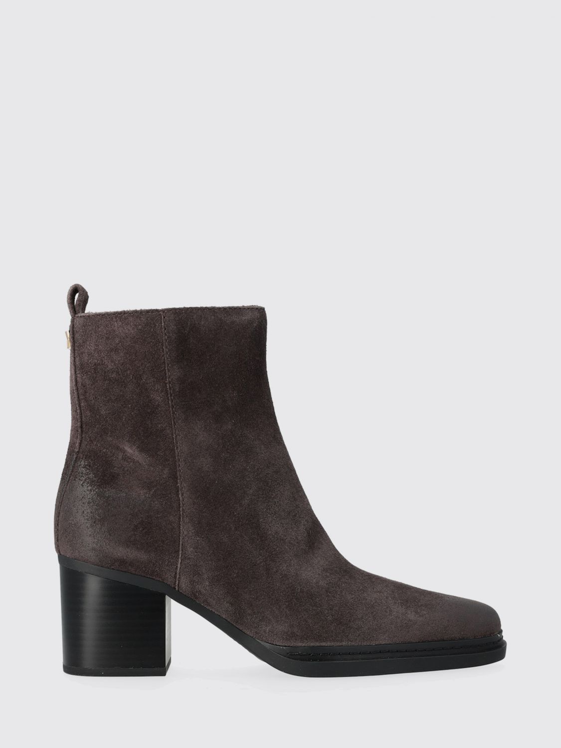 Michael Kors Lex Chocolate Heeled Ankle Boot In Brown