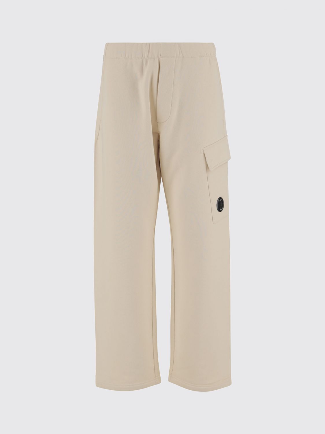 C.p. Company Sweatpants Cargo Pant In Diagonal Raised Fleece Clothing In Neutral