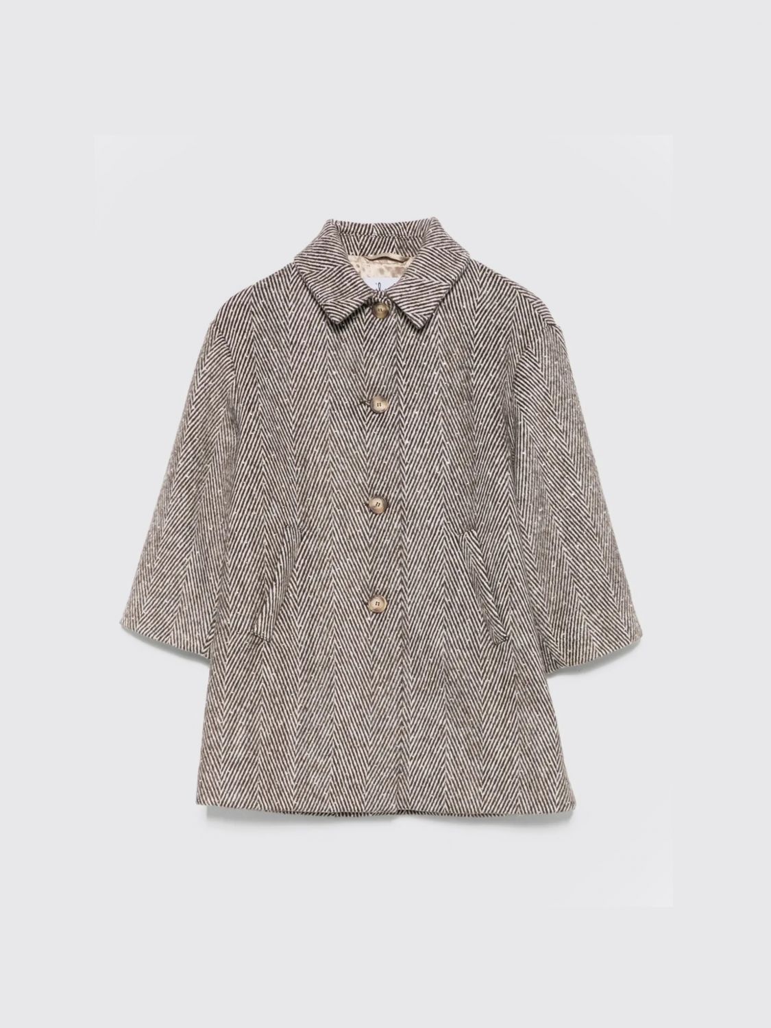 Il Gufo Coat  Kids Color Brown In Brown
