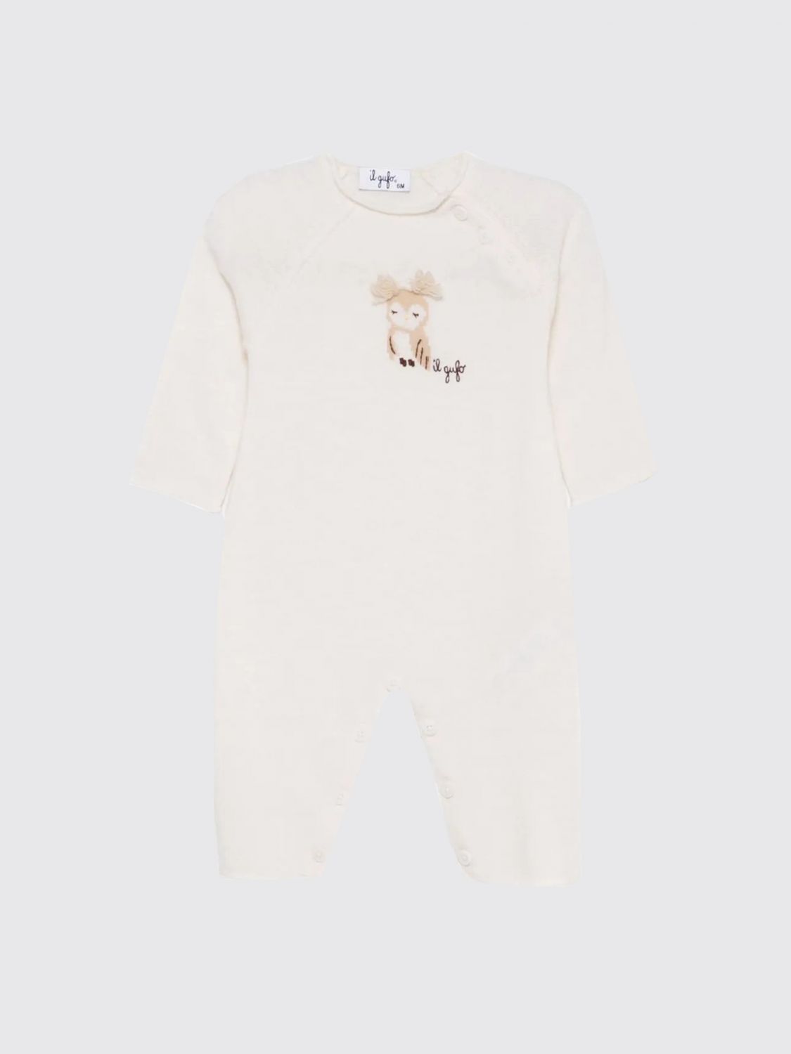 Il Gufo Tracksuit Kids Color White In White