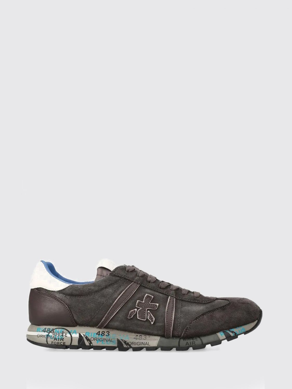 Premiata Lucy 7768 Paneled-suede Sneakers In Multi