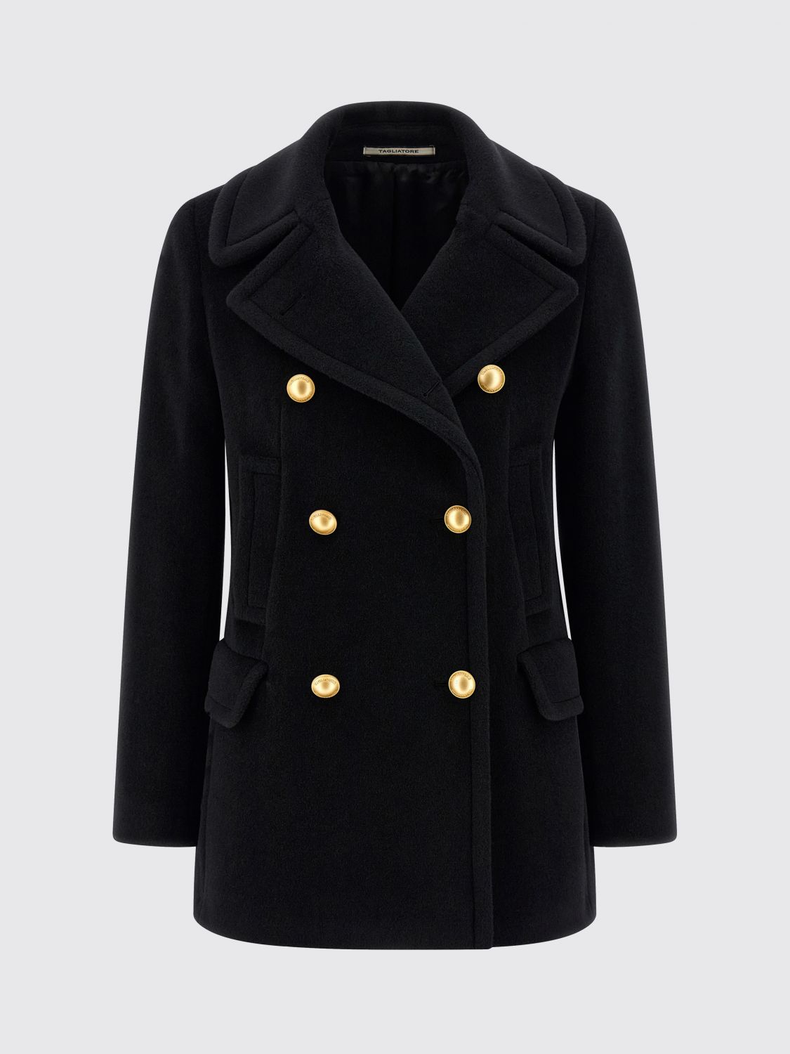 Tagliatore 'blanche' Coat In Black