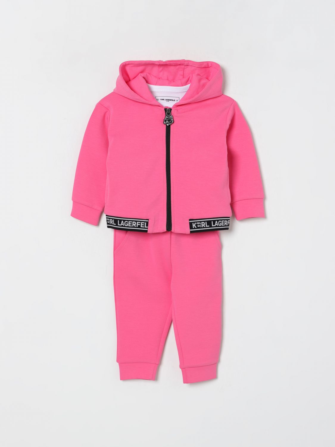 Karl Lagerfeld Jumpsuit  Kids Kids Color Pink In Pink