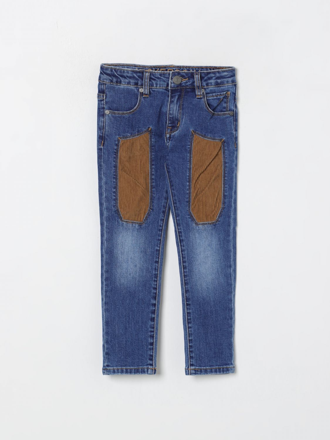 Jeckerson Pants Kids Color Denim In Blue