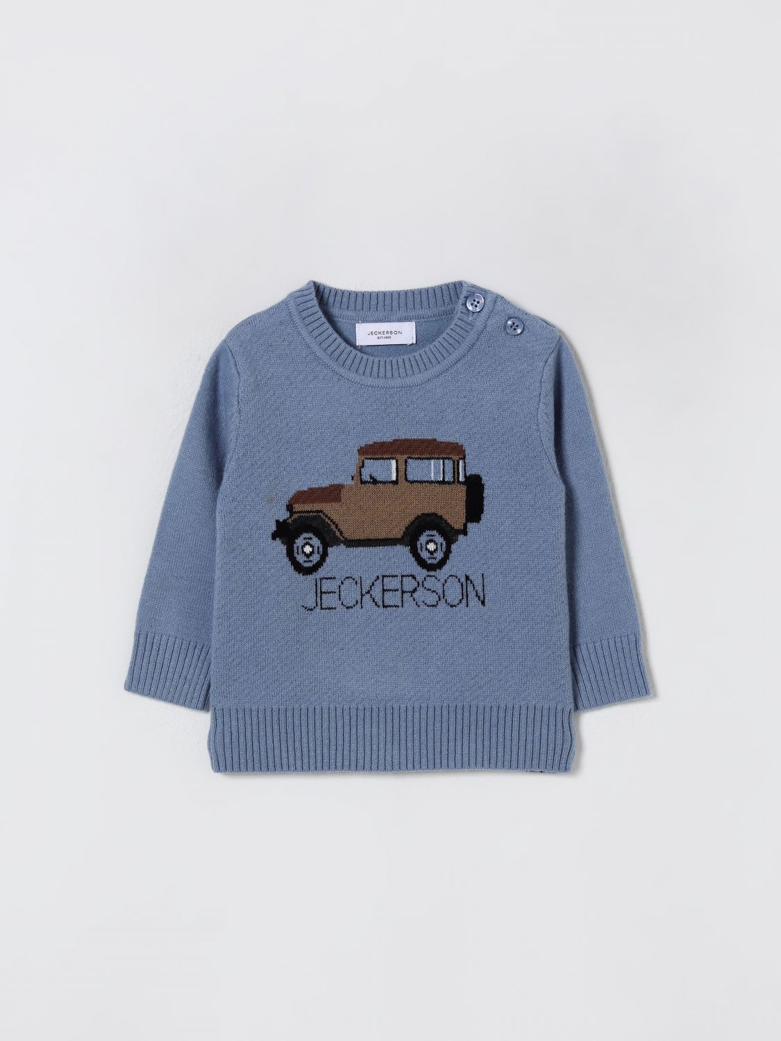 Jeckerson Babies' Sweater  Kids Color Gnawed Blue