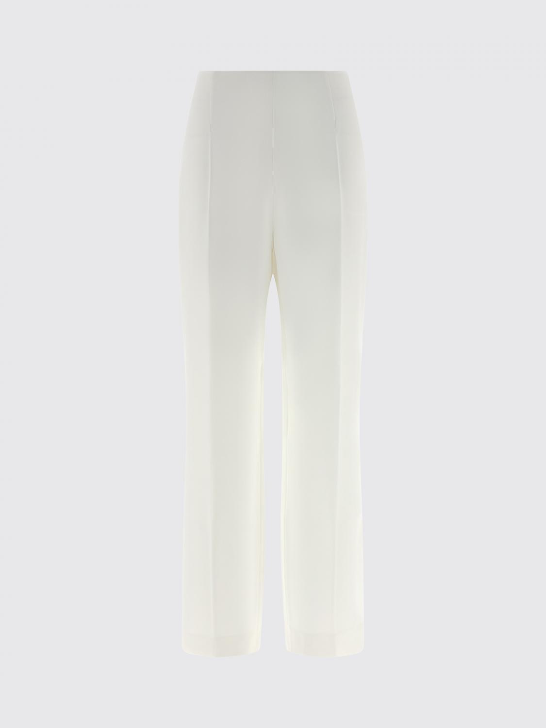 Alberta Ferretti Cady Pants In White