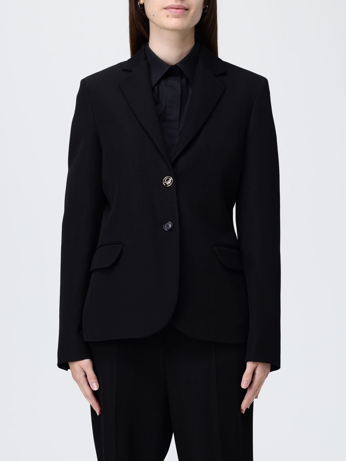 Moschino Blazer Couture Woman Color Black In Black