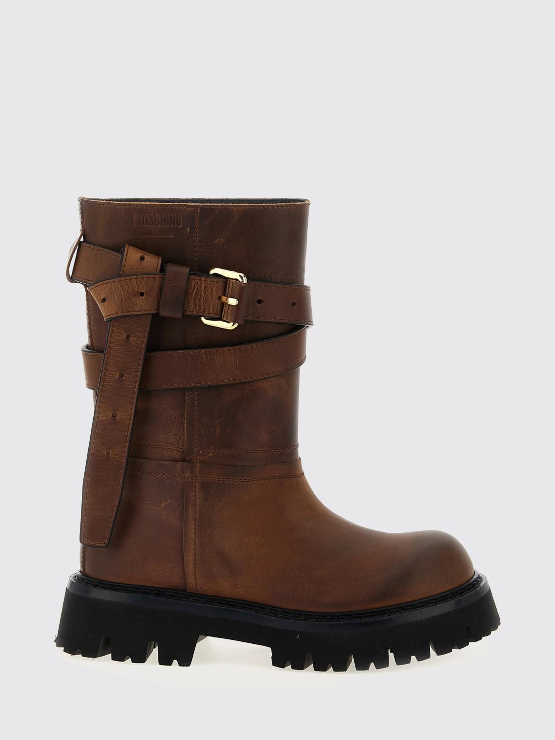 MOSCHINO COUTURE Brown Women's Boots