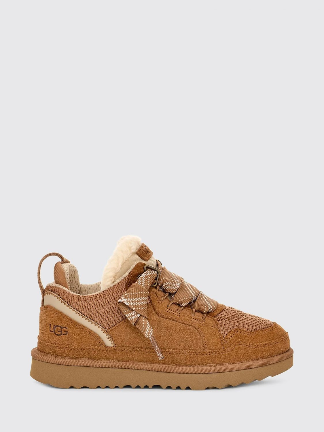 Ugg W Lowmen Suede Sneakers In Brown