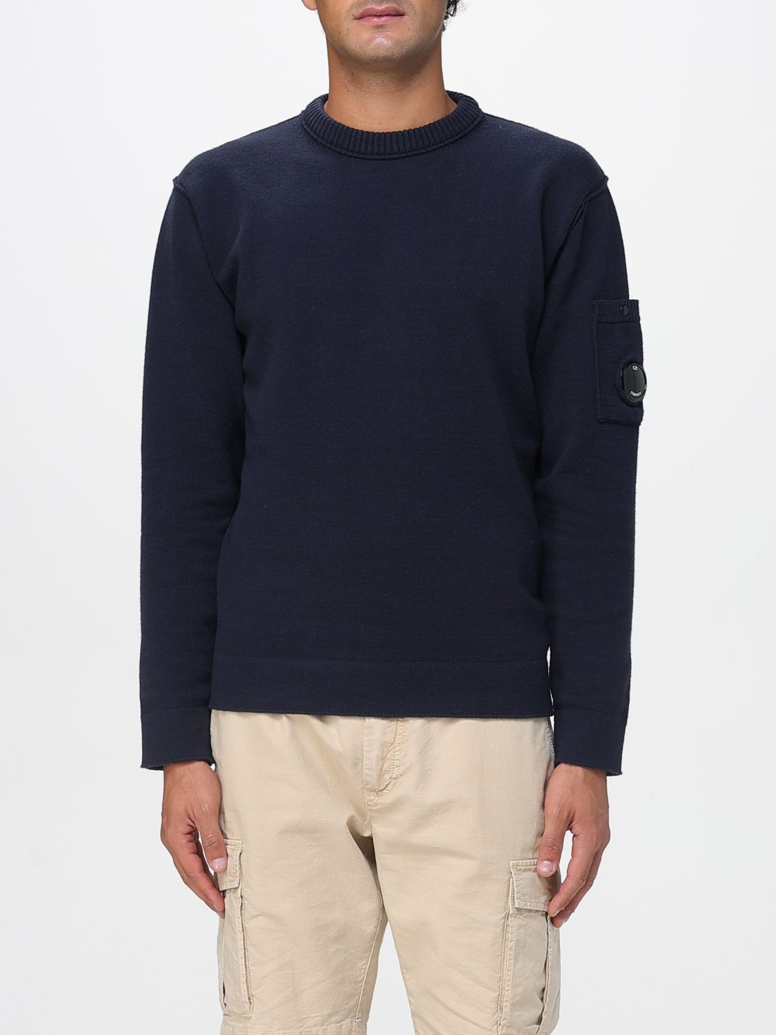 C.p. Company Sweater C. P. Company Men Color Blue In Blue