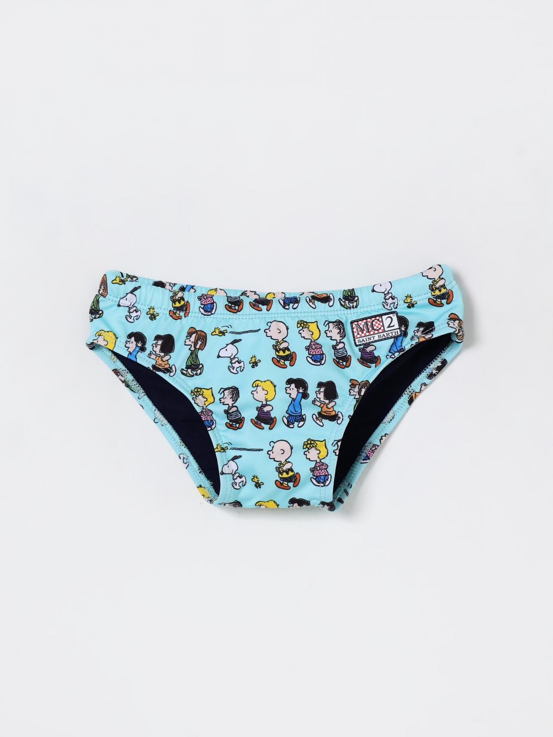 Mc2 Saint Barth Swimsuit  Kids Color Gnawed Blue In Blue