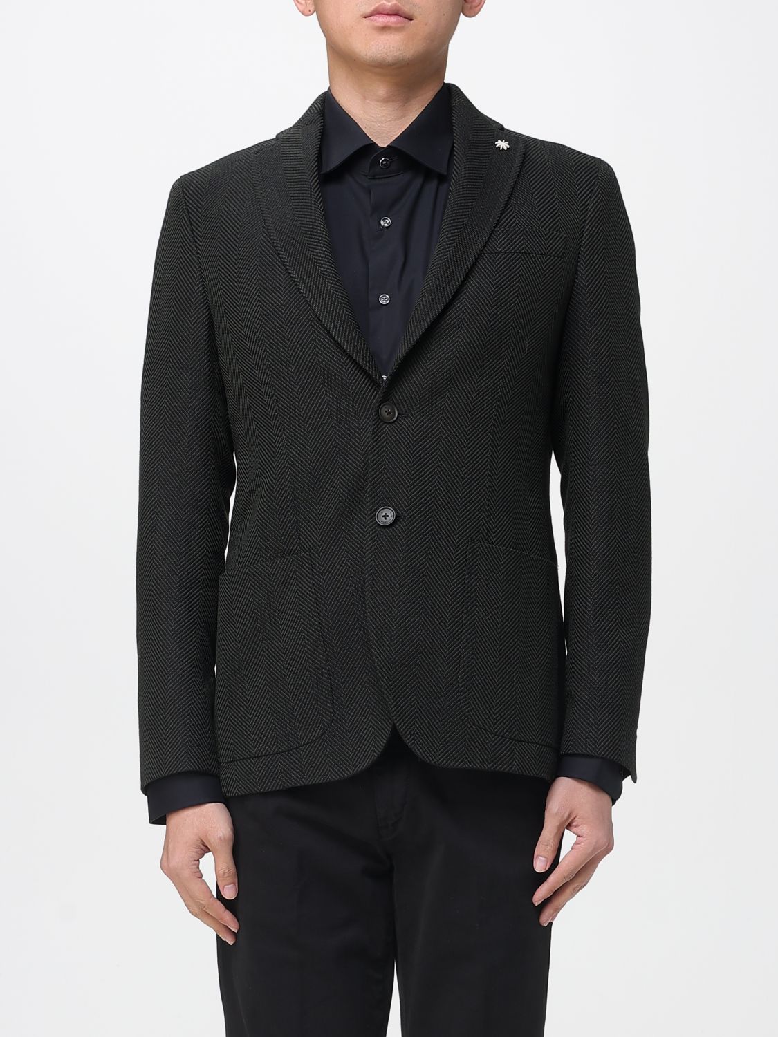 Manuel Ritz Jacket Men Color Green