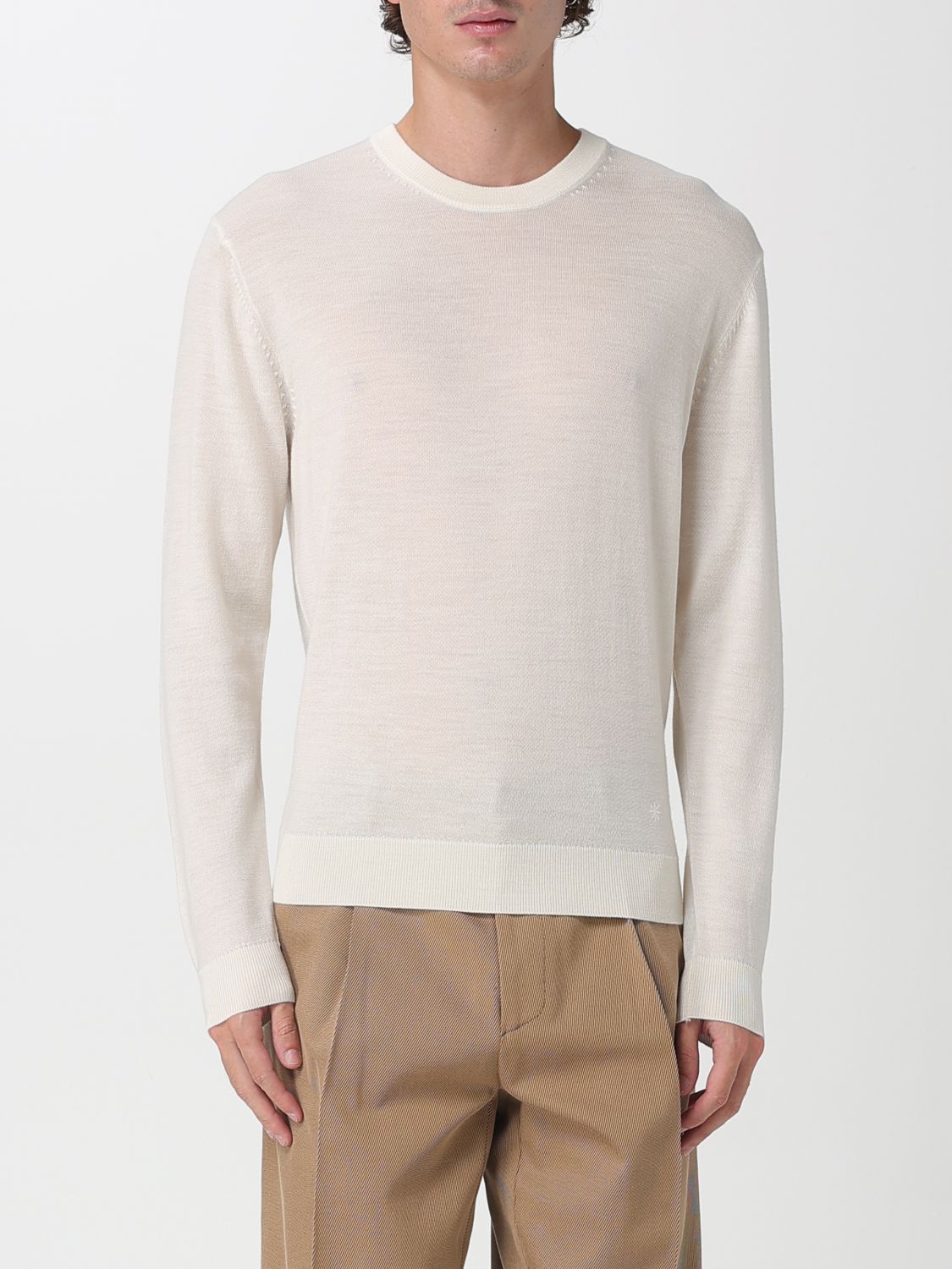 Manuel Ritz Sweater Men Color White In White