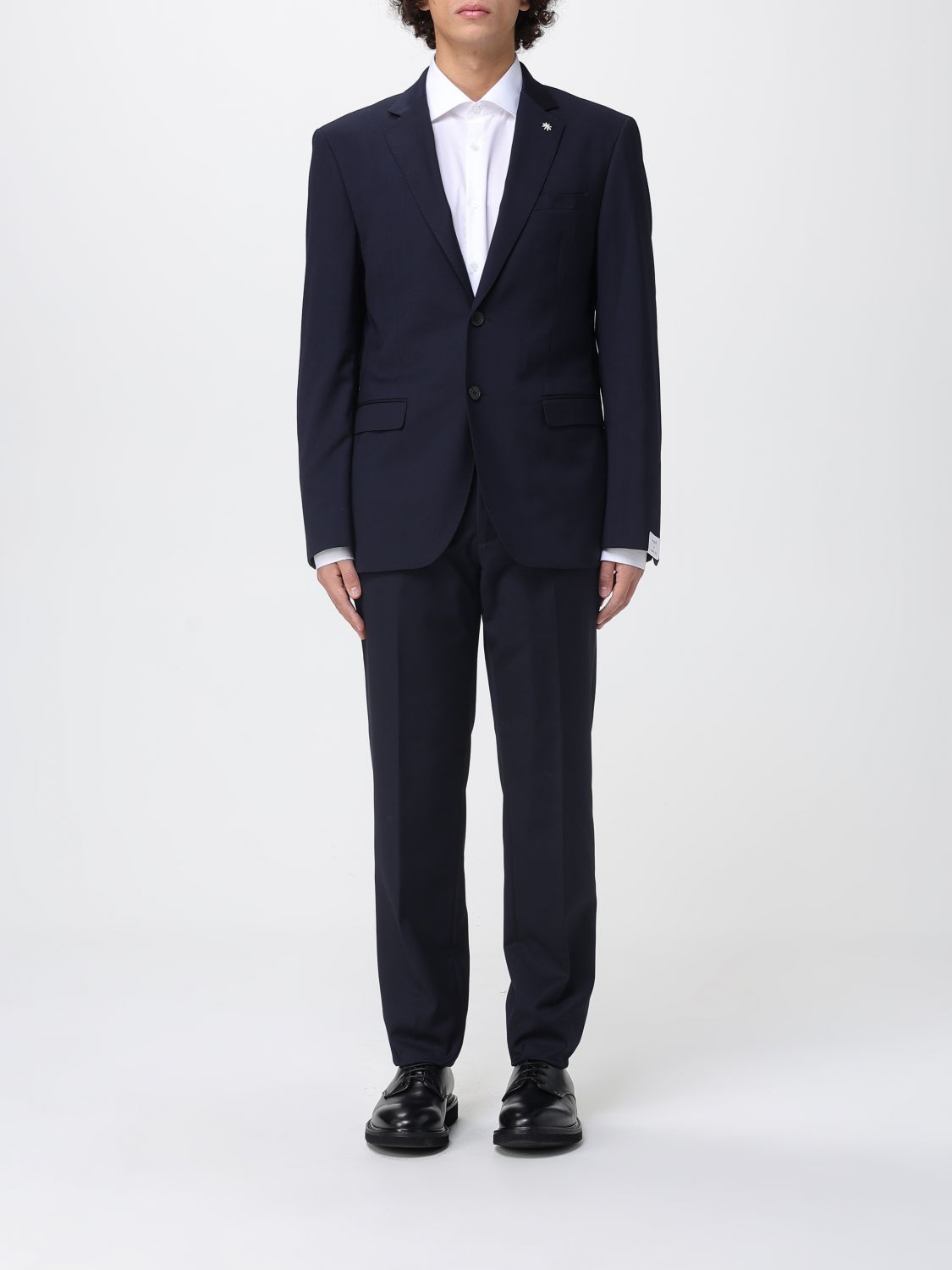 Manuel Ritz Suit  Men Color Blue In Blue