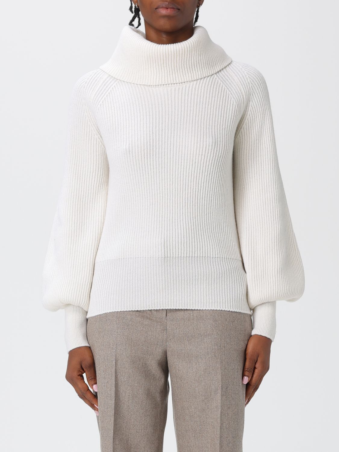 Pt Torino Sweater Woman Color White In White