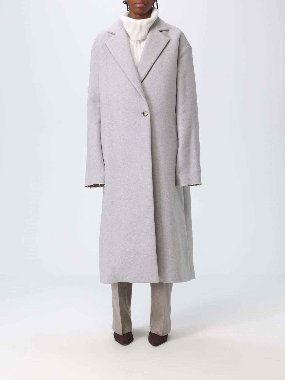 Pt Torino Jacket Woman Color Grey In Gray