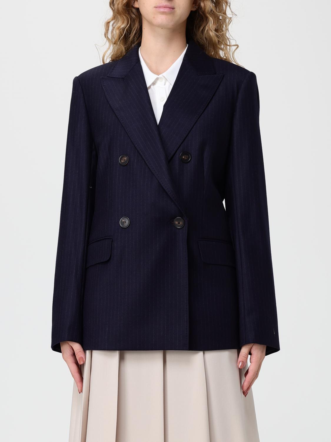 Max Mara Blazer Woman  In Blue