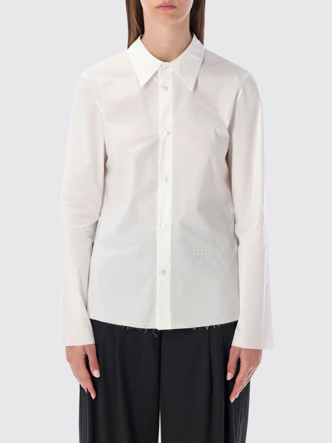 MM6 MAISON MARGIELA Hemdbluse Damen Farbe Weiß
