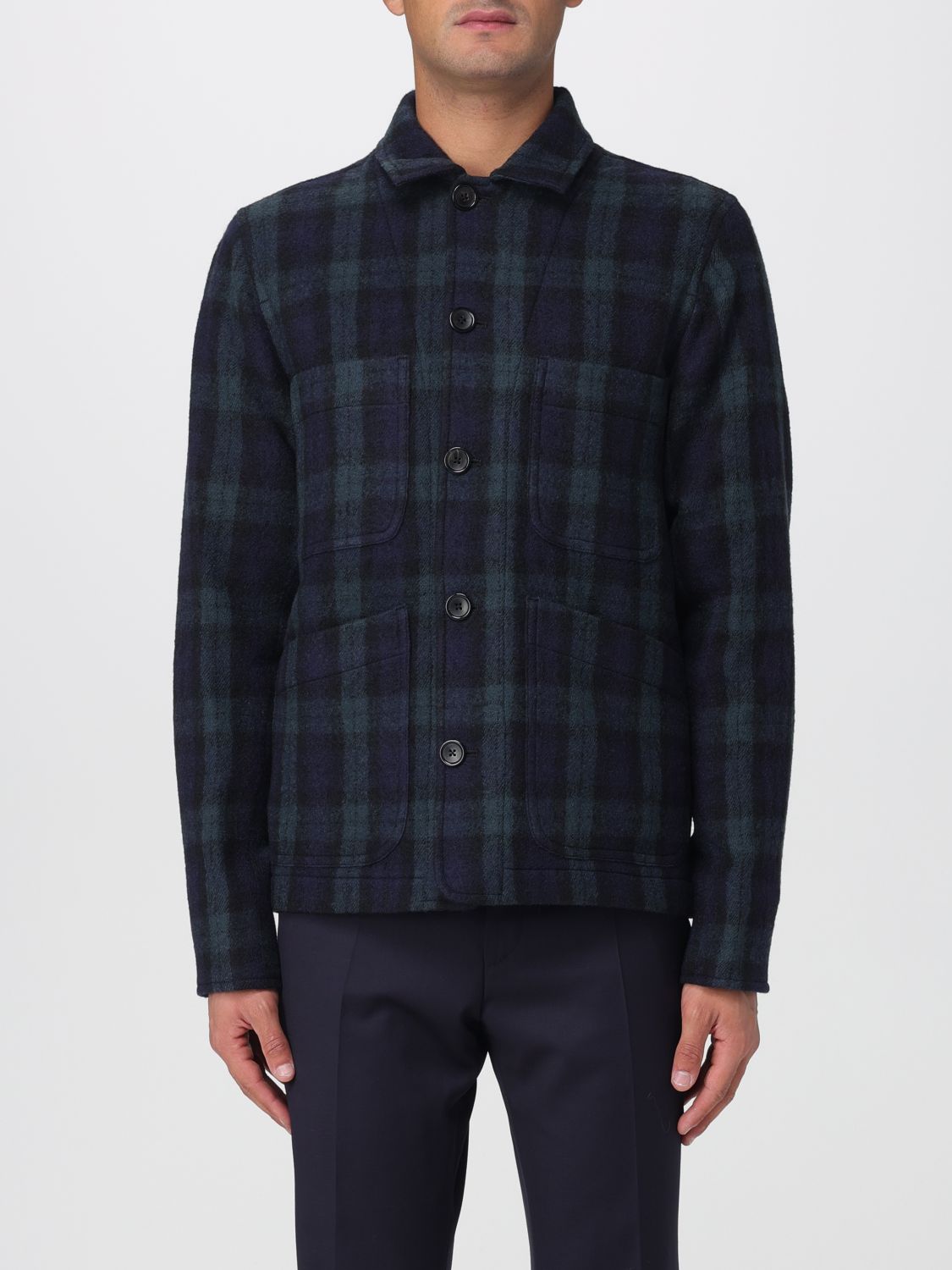 Paul Smith Jacket  Men Color Black In Green