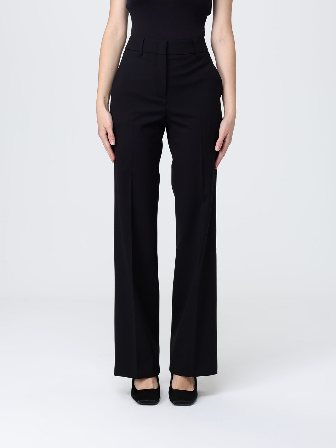 Incotex Pants Woman Color Black In Black