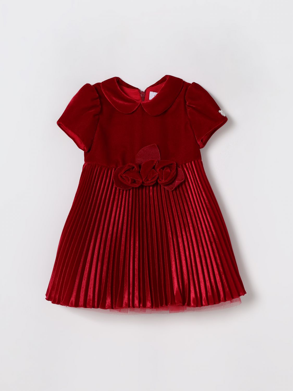 Monnalisa Romper Kids Color Ruby In Red