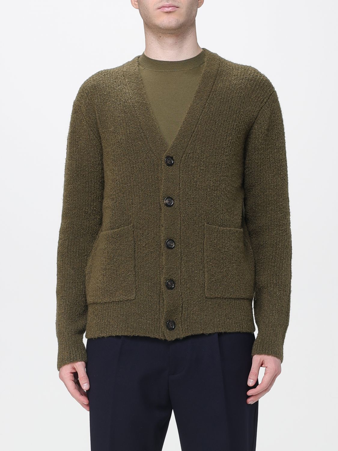 Paolo Pecora Sweater  Men Color Kaki In Green