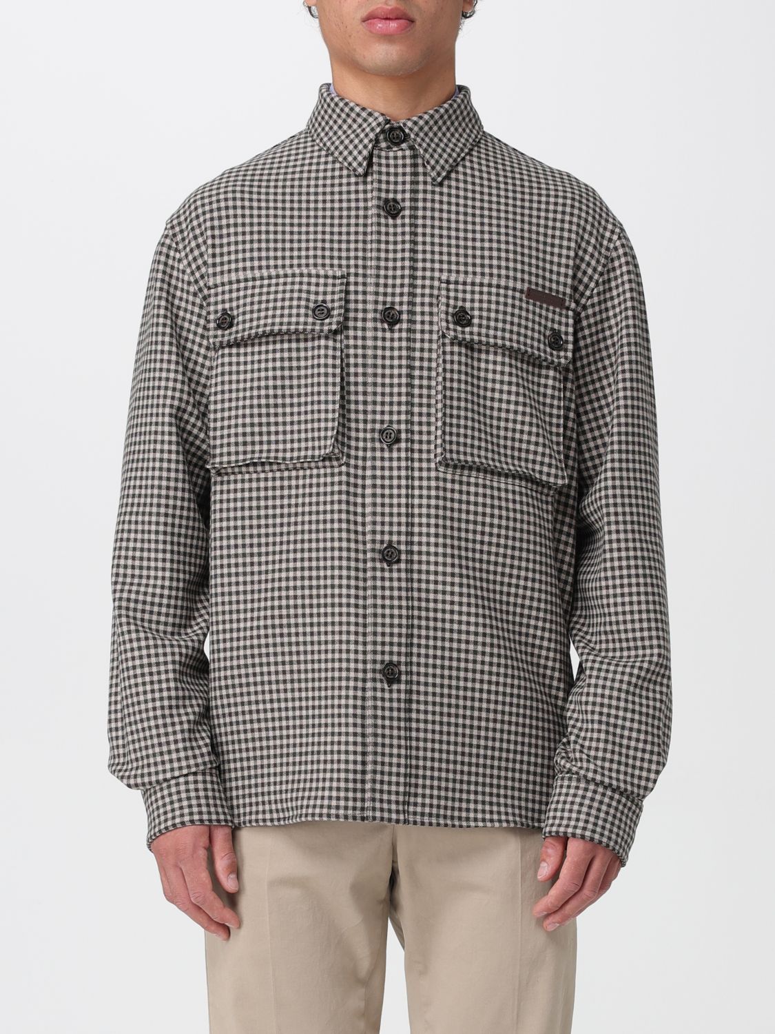 Paolo Pecora Jacket  Men Color Brown In Green
