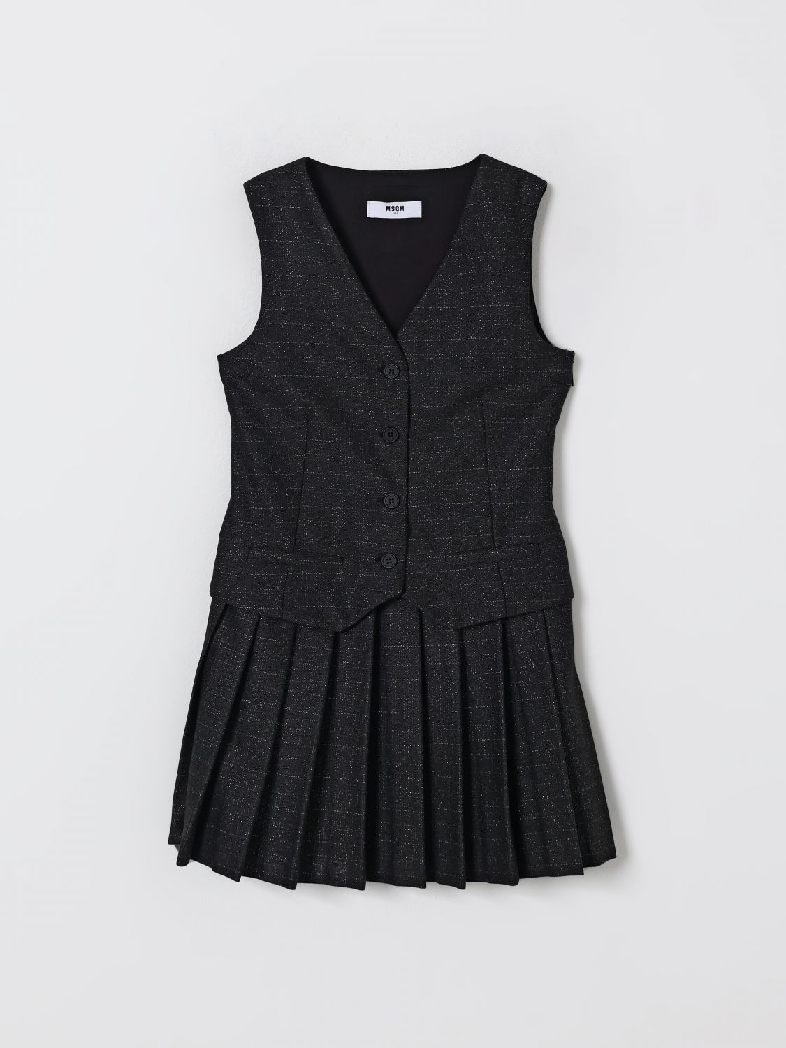 Msgm Dress  Kids Kids Color Black In Black