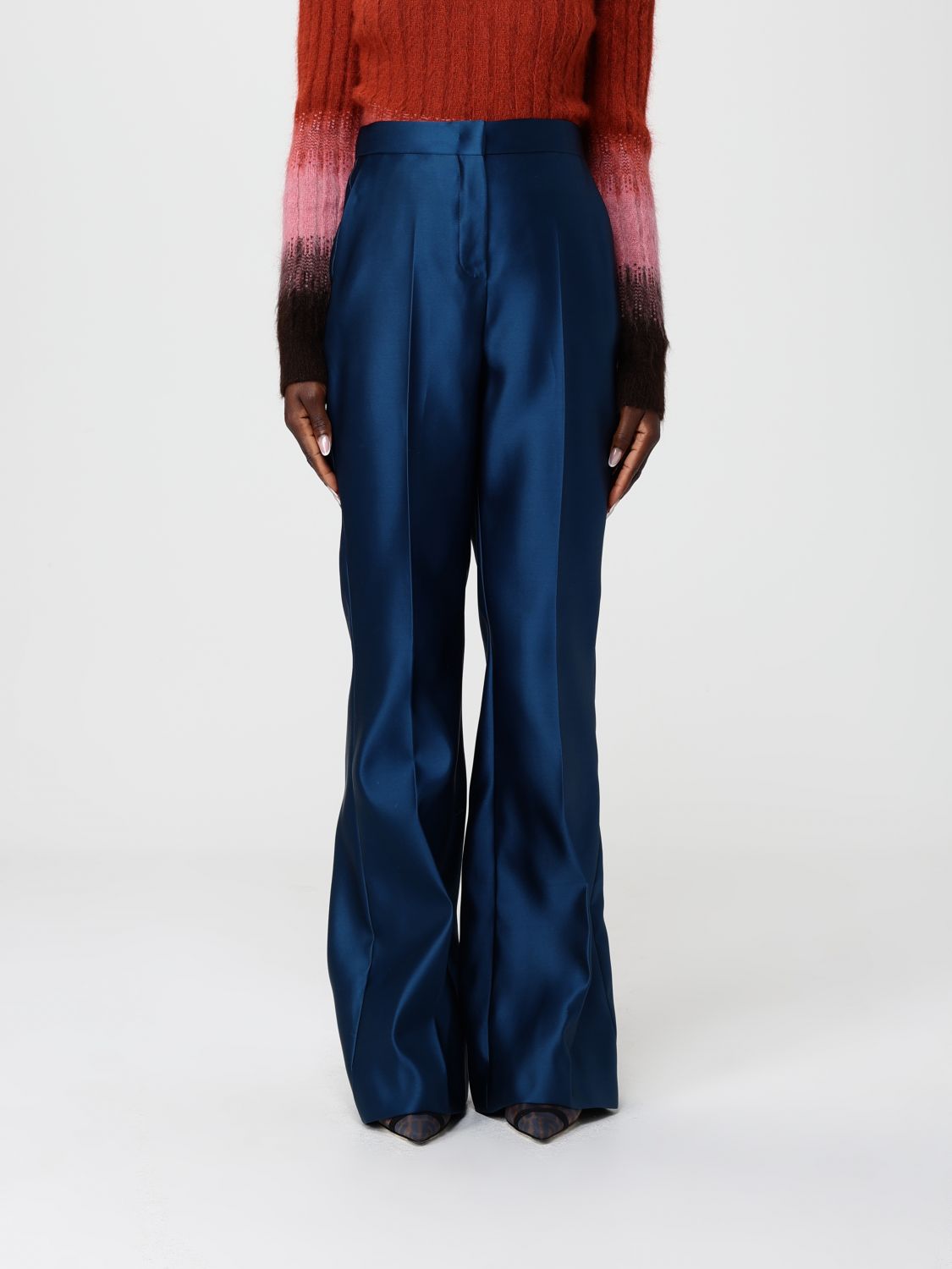 FENDI Pantalone di seta