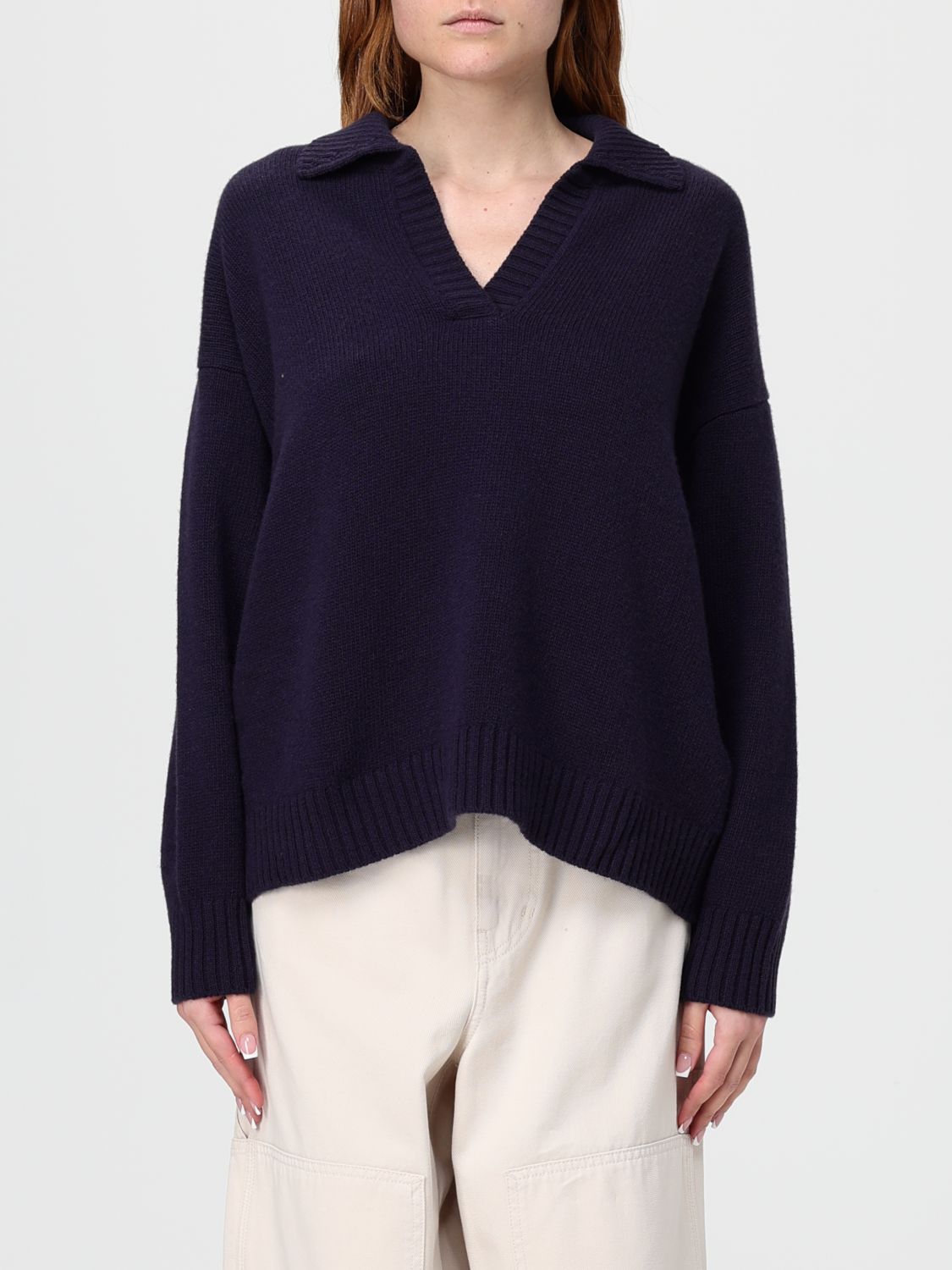 Weekend Max Mara Sweater Woman In Blue