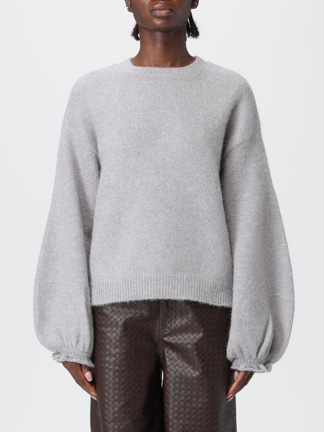 Rotate Birger Christensen Sweater Rotate Woman Color Grey In Gray