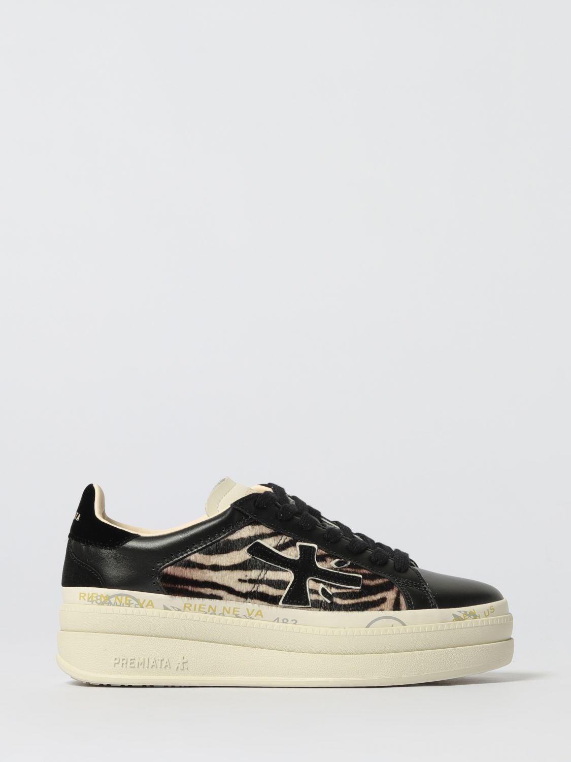 Premiata Sneakers Claudia 7754 In Black