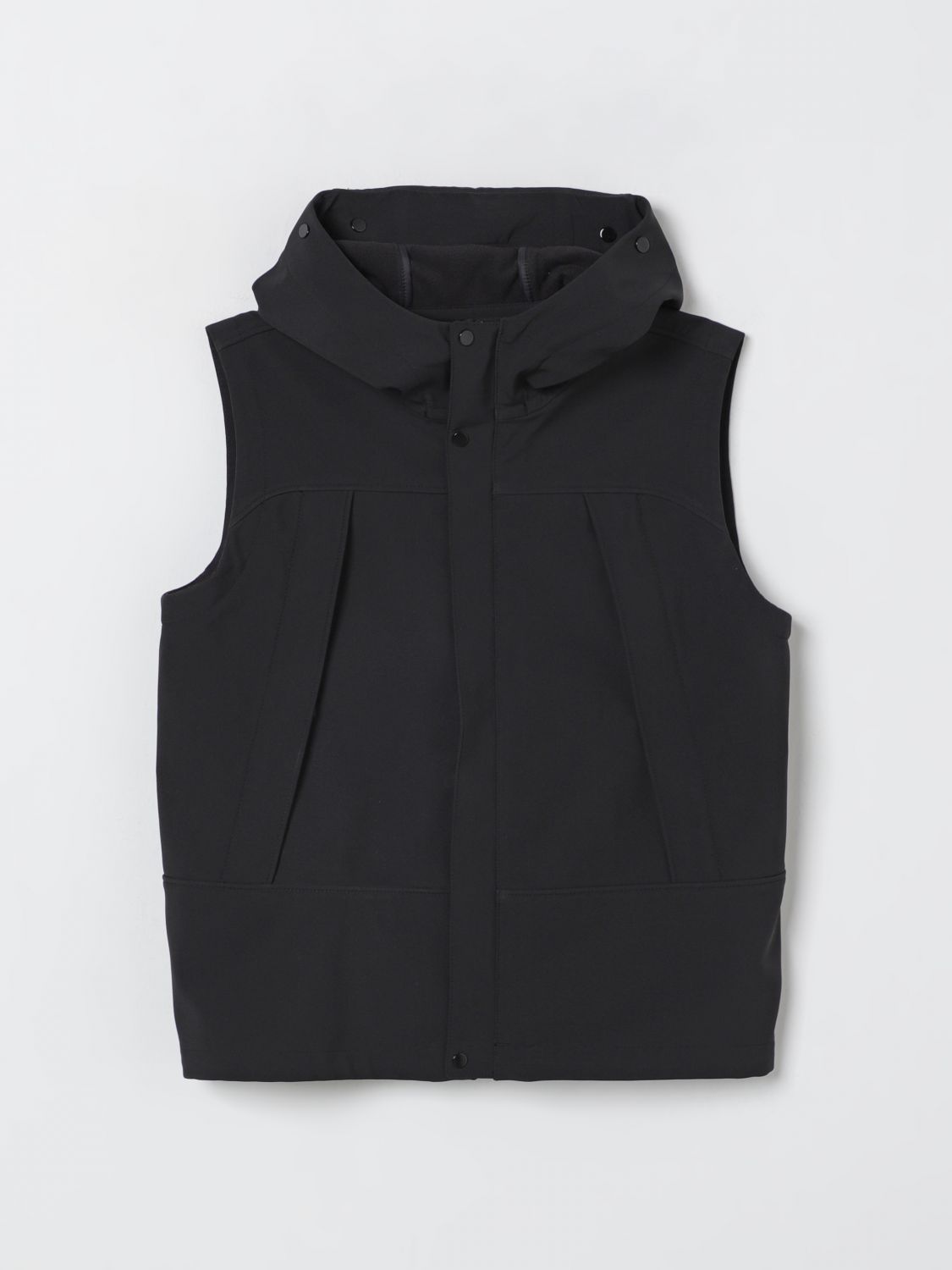 C.p. Company Waistcoat C. P. Company Kids Color Black In Black